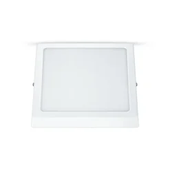 Philips Slim Surface LED 4.000 K kantet 21cm hvid