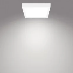 Philips Slim Surface LED 4.000 K kantet 21cm hvid