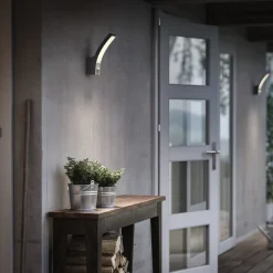 Philips Splay LED-lampe antracit, sensor, 4.000 K