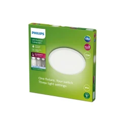 Philips SuperSlim LED IP54 Ø 25cm 4.000K hvid