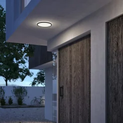 Philips SuperSlim LED IP54 Ø 25cm 4.000K sort