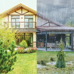 Philips udendørs LED-væglampe Nissa UE, plast, IP44