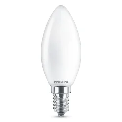 Philips WarmGlow LED Classic E14 B35 3,4 W mat