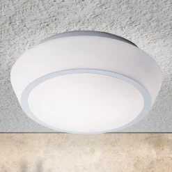 Pia glasloftlampe med IP44, 30 cm