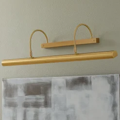 PICTURE lang gallerilampe mat messing