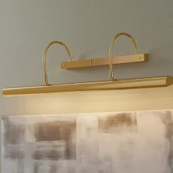 PICTURE lang gallerilampe poleret messing