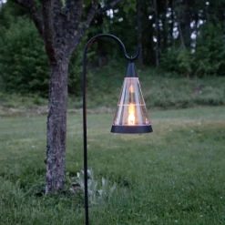 Pisa 3-i-1 LED-solcellelampe, valgfrit jordspyd