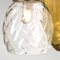 Plantation væglampe til badeværelset, bronze