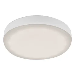 Plat LED-indbygningsspot, hvid, Ø 7,5 cm, 4.000K