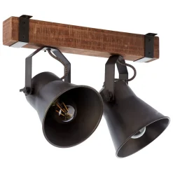 Plow loftspot, sort/mørkt træ