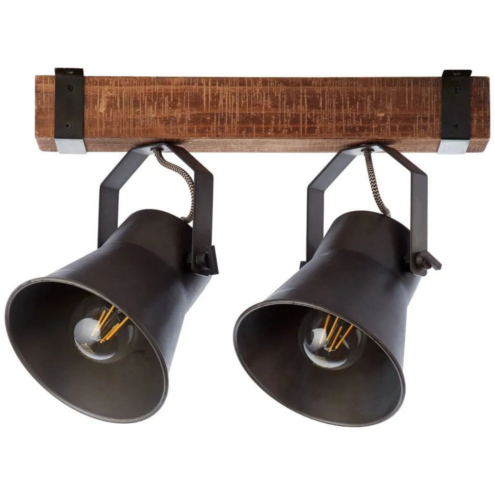 Plow loftspot, sort/mørkt træ