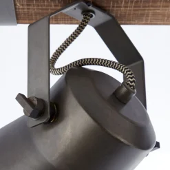 Plow loftspot, sort/mørkt træ