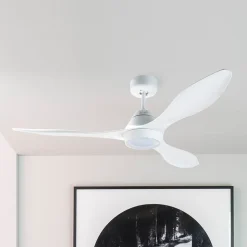 Polaris L LED-loftventilator, 3 blade, hvid