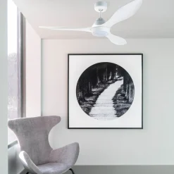 Polaris L LED-loftventilator, 3 blade, hvid