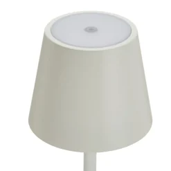 Poldina LED-lampe med jordspyd og batteri, hvid
