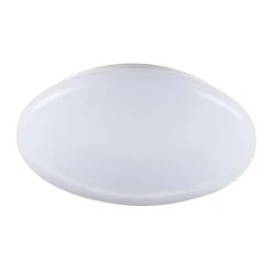 Pollux loftlampe, Ø 27 cm, plast, bevægelsessensor
