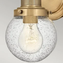 Poppy væglampe til badeværelset 1 lyskilde messing