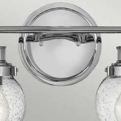 Poppy væglampe til badeværelset, 2 lyskilder, krom