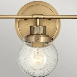 Poppy væglampe til badeværelset, 3 lk, messing