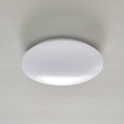 Porz LED-loftlampe IP44, HF-sensor, hvid