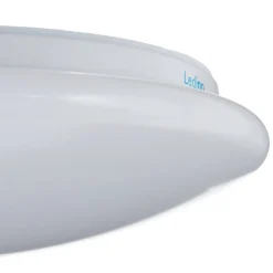 Porz LED-loftlampe IP44, HF-sensor, hvid