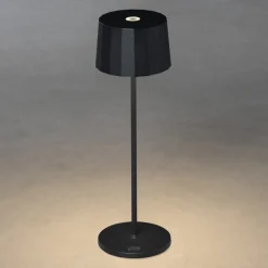 Positano LED-bordlampe til udendørs brug, sort