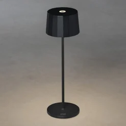 Positano LED-bordlampe til udendørs brug, sort