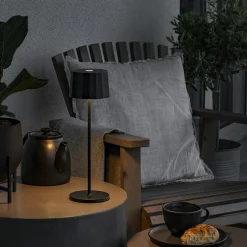 Positano LED-bordlampe til udendørs brug, sort