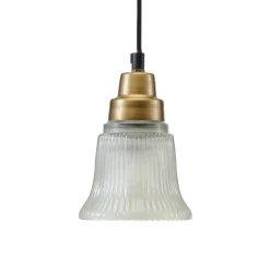 PR Home Emmi hængelampe, antik messingfarve, Ø 12 cm