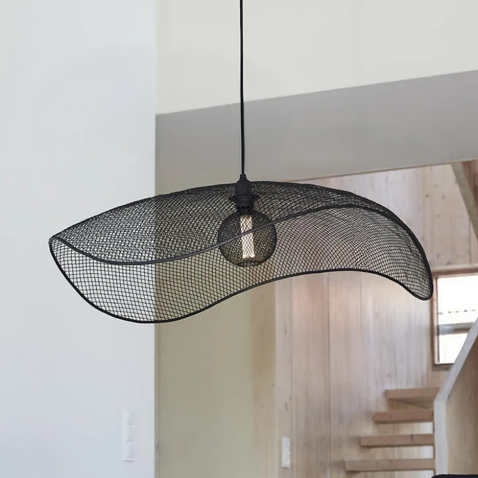 PR Home Hængelampe Vivi, Ø 79 cm, sort, metal