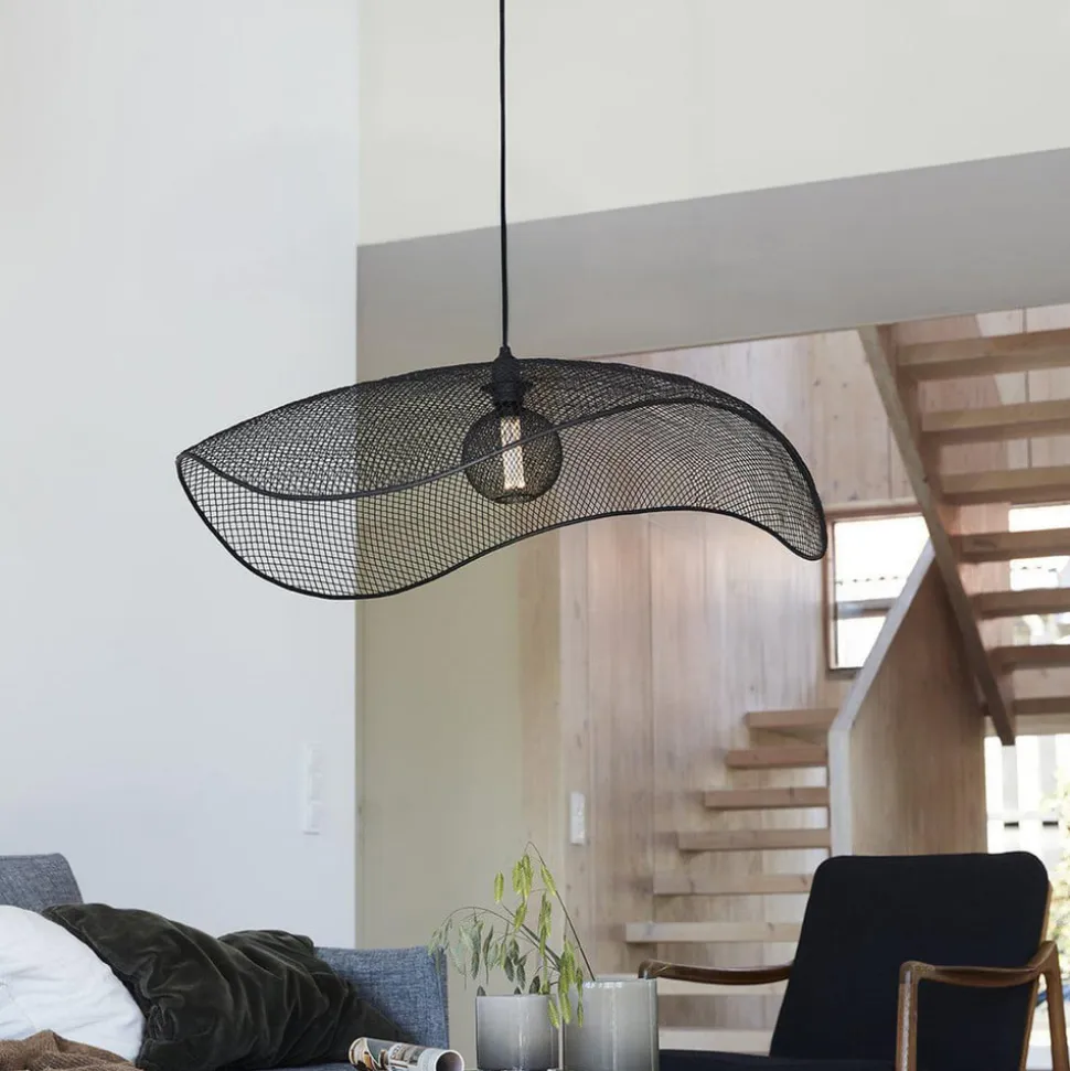 PR Home Hængelampe Vivi, Ø 79 cm, sort, metal