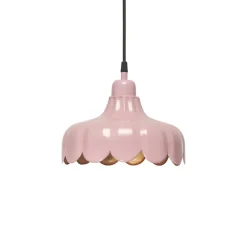 PR Home hængelampe Wells Small, pink/guld, Ø 24 cm, stik