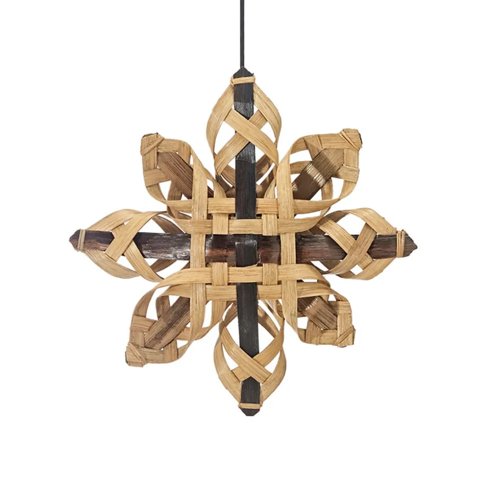 PR Home Mary dekorativ stjerne i naturmateriale Ø 46 cm