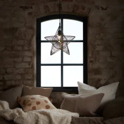 PR Home Regina dekostjerne metal med garn, beige