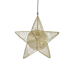 PR Home Rigel dekostjerne af metal Ø 50 cm creme