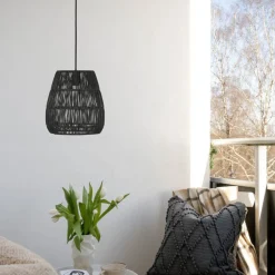 PR Home Saigon udendørs hængelampe sort Ø28cm kabel 2,5m