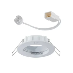 Premium Secure LV indbygget lampe i hvidt