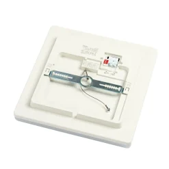 Prios Artin LED-loftlampe, sensor, kantet, 28 cm