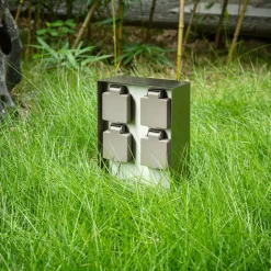 Prios Foranda energisøjle, 4 stk., stål, 23 cm