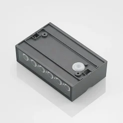 Prios Itarion LED udendørs væglampe, klar skærm