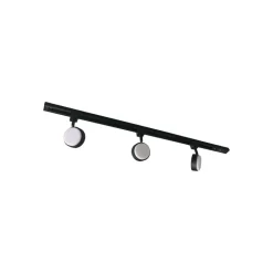 Prios Jardani skinnesystem med 1 kredsløb 3 lyskilder sort