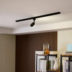 Prios Jardani spot til 1-fase skinne sort