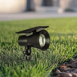 Prios Jostiras LED-solspotlight med jordspyd