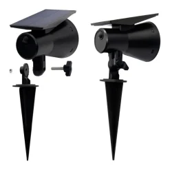 Prios Jostiras LED-solspotlight med jordspyd