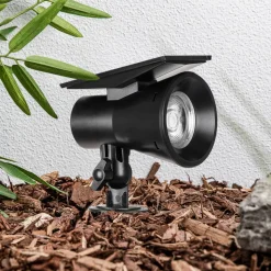 Prios Jostiras LED-solspotlight med jordspyd