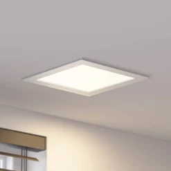 Prios LED-indbygningslampe Helina, sølv, 22 cm, 24 W, dæmpbar