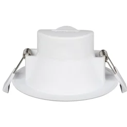 Prios LED-indbygningslampe Rida, sæt med 3, hvid, 10 cm, CCT, IP44
