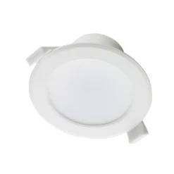 Prios LED-indbygningslampe Rida, sæt med 10, hvid, 15 cm, CCT, IP44