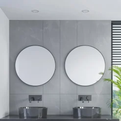 Prios LED-indbygningslampe Cadance, sølv, 12 cm, sæt med 2, CCT