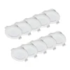 Prios LED-indbygningslampe Rida, 10stk, hvid, 23cm, 30W, CCT, IP44